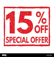 15% Off First Order