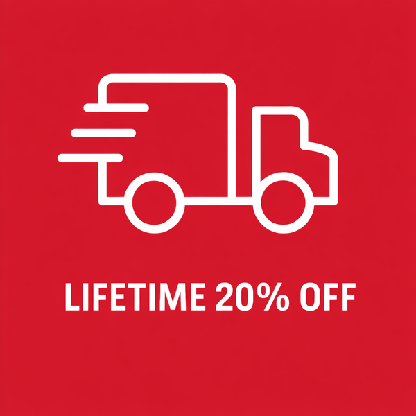 Lifetime 20% Off Shipping